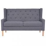 2 részes szürke szövet ülőgarnitúra