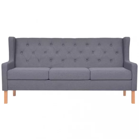 2 részes szürke szövet ülőgarnitúra