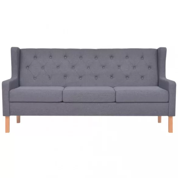 3 részes szürke szövet ülőgarnitúra