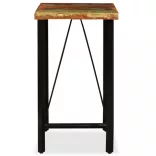 3 részes tömör újrahasznosított fa bárszett