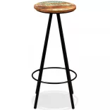 3 részes tömör újrahasznosított fa bárszett