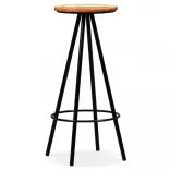 5 részes tömör újrahasznosított fa bárszett