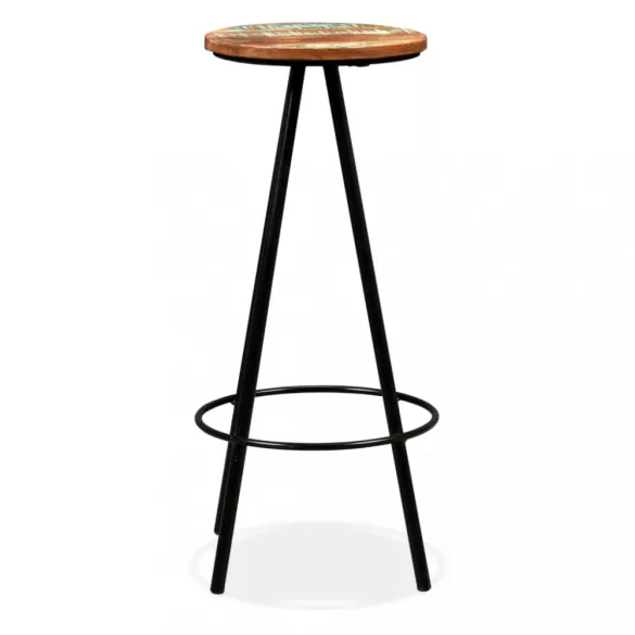 5 részes tömör újrahasznosított fa bárszett