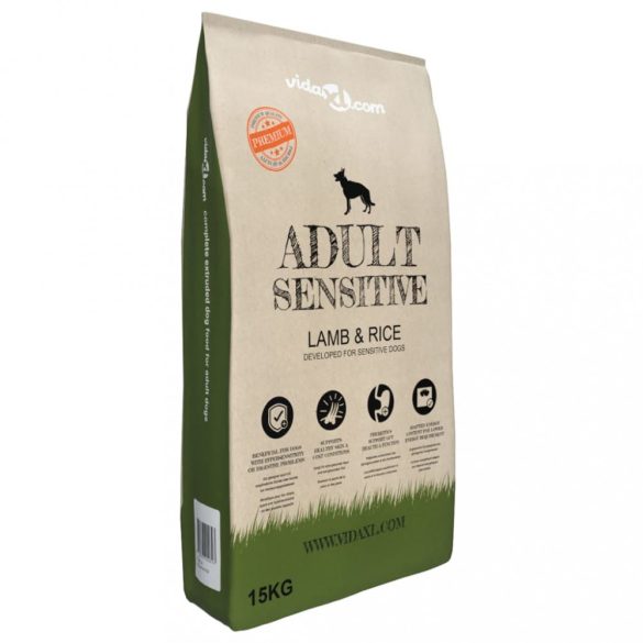 2 db „Adult Sensitive Lamb & Rice” prémium száraz kutyatáp 30 kg