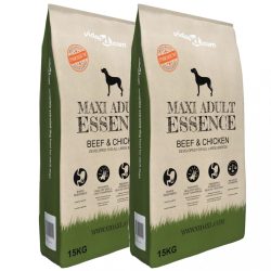   2 db „Maxi Adult Essence Beef & Chicken” prémium kutyatáp 30 kg