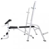 edzőpad állvánnyal / egykezes és kétkezes súlyzószettel 60,5 kg