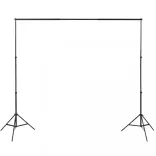 fotóstúdió-felszerelés 3 pamut háttérrel, kerettel 3 x 5 m