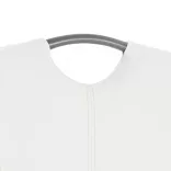 6 db fehér műbőr szánkótalpas étkezőszék