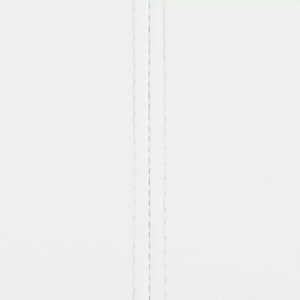 6 db fehér műbőr szánkótalpas étkezőszék