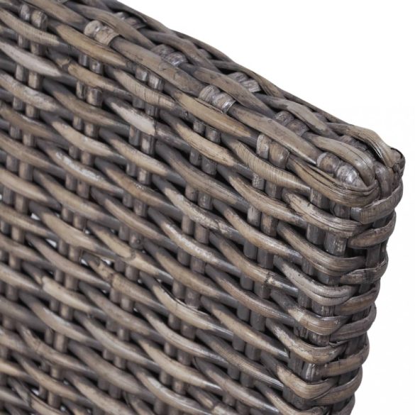 6 db barna Kubu rattan és mangófa étkezőszék