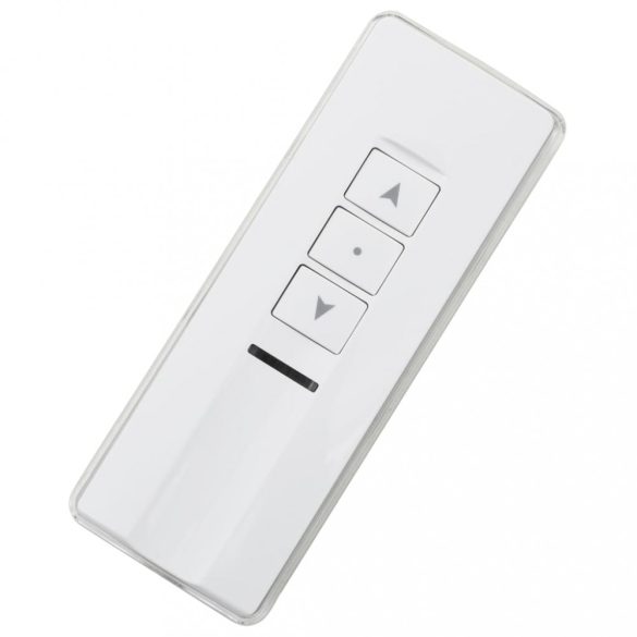 feltekerhető motoros napellenző, kék-fehér, 400 cm