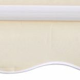 feltekerhető motoros napellenző, krémszínű, 400 cm