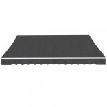 kézi működtetésű összecsukható napellenző, antracit, 350 cm