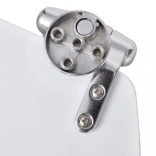 2 db fehér MDF WC ülőke lassan csukódó fedéllel