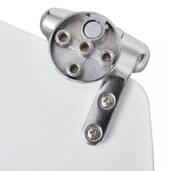 2 db fehér MDF WC ülőke lassan csukódó fedéllel