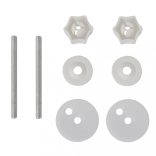 2 db fehér MDF WC ülőke lassan csukódó fedéllel