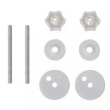 2 db fekete MDF WC ülőke lassan csukódó fedéllel