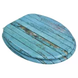 2 db régi famintás MDF WC ülőke