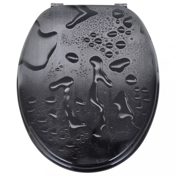 2 db vízcsepp mintás MDF WC ülőke