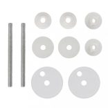 2 db vízcsepp mintás MDF WC ülőke