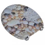 2 db kavicsmintás MDF WC ülőke