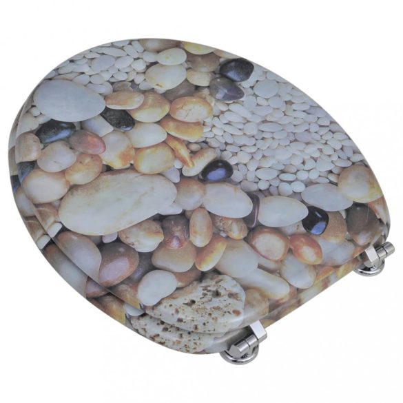 2 db kavicsmintás MDF WC ülőke