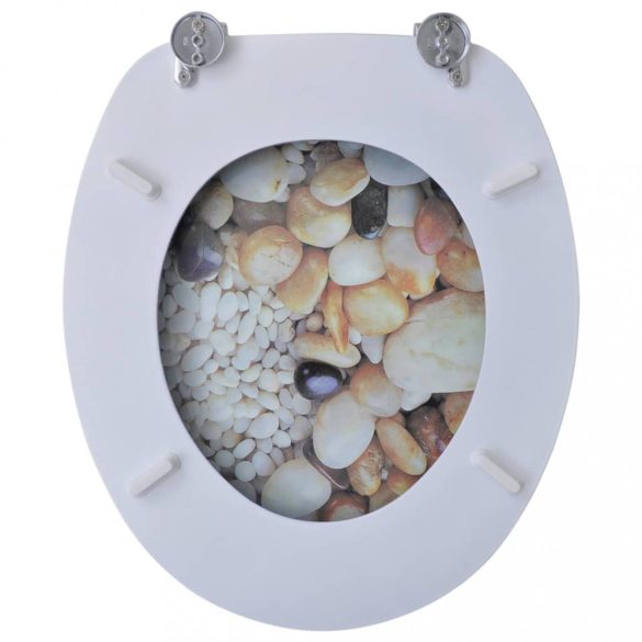 2 db kavicsmintás MDF WC ülőke