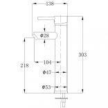 2 db krómozott fürdőszobai csaptelep