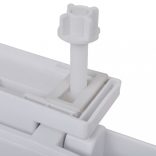 2 db fehér műanyag WC ülőke lassan csukódó fedéllel