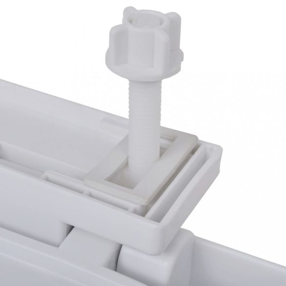 2 db fehér műanyag WC ülőke lassan csukódó fedéllel