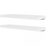 4 db fehér fali polc 80 cm