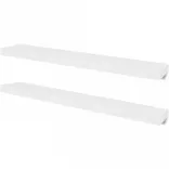 4 db fehér fali polc 100 cm