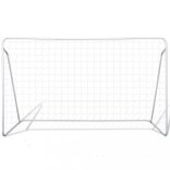 2 db acél focikapu hálóval 240 x 90 x 150 cm