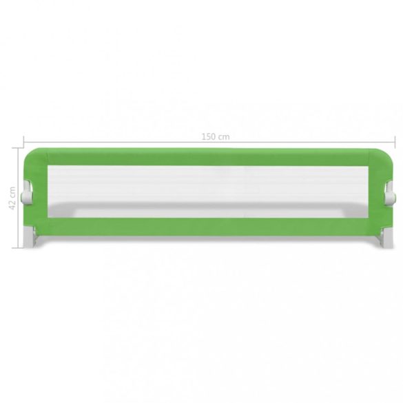 2 db zöld biztonsági leesésgátló 150 x 42 cm