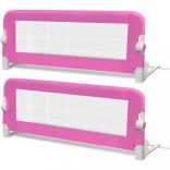 2 db rózsaszín biztonsági leesésgátló 102 x 42 cm