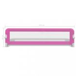 2 db rózsaszín biztonsági leesésgátló 150 x 42 cm