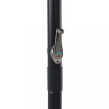 szürkésbarna kültéri napernyő hordozható talppal