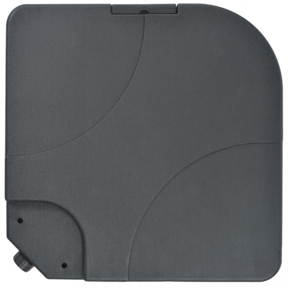 szürkésbarna kültéri napernyő hordozható talppal