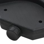 szürkésbarna kültéri napernyő hordozható talppal