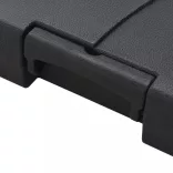 piros kültéri napernyő hordozható talppal