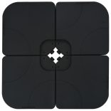 szürkésbarna kültéri napernyő hordozható talppal