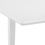 3-részes fehér MDF étkezőgarnitúra