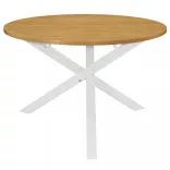 5-részes fehér MDF étkezőgarnitúra