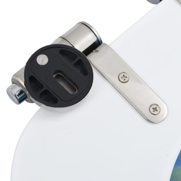 2 db delfinmintás MDF WC-ülőke lassan csukódó fedéllel