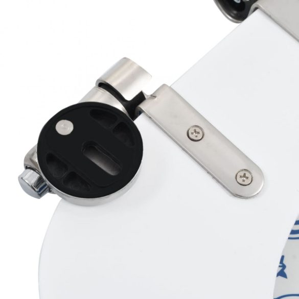 2 db porcelánmintás MDF WC-ülőke lassan csukódó fedéllel