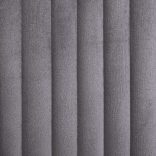 4 db szürke bársony étkezőszék