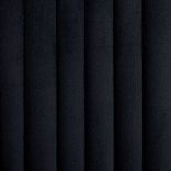 4 db fekete bársony étkezőszék