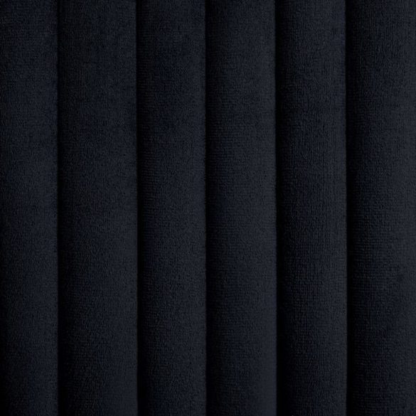 4 db fekete bársony étkezőszék