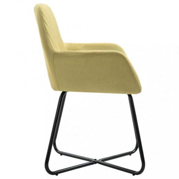 4 db zöld szövet étkezőszék