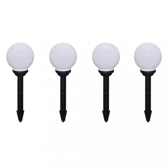 8 db kültéri gyalogjáró LED-lámpa cölöppel 15 cm